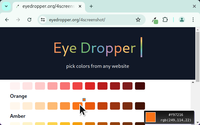 Eye Dropper chrome谷歌浏览器插件_扩展第2张截图