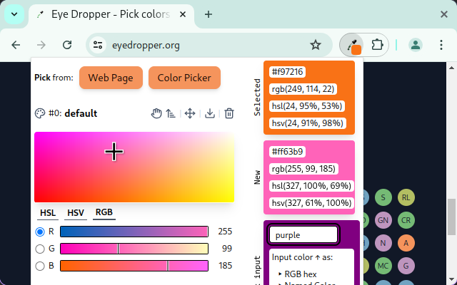 Eye Dropper chrome谷歌浏览器插件_扩展第3张截图