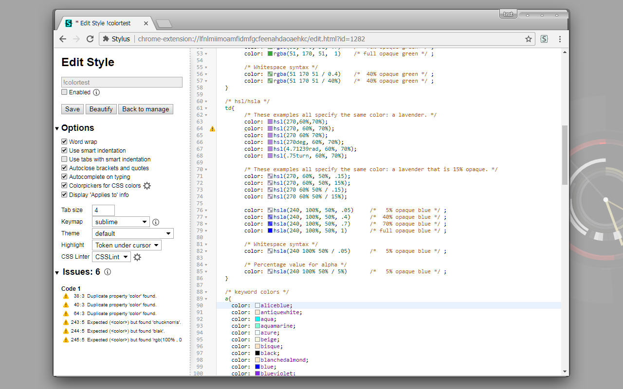 Stylus (beta) chrome谷歌浏览器插件_扩展第1张截图