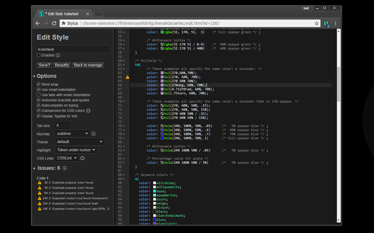 Stylus (beta) chrome谷歌浏览器插件_扩展第2张截图