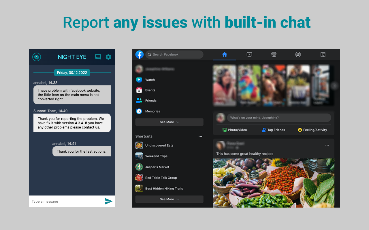 黑暗模式 - 夜眼 chrome谷歌浏览器插件_扩展第1张截图
