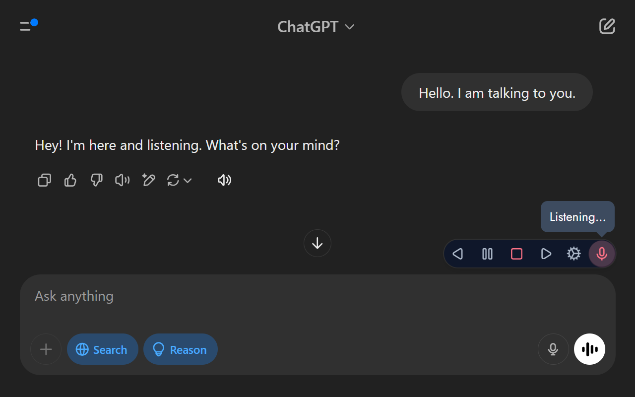 VoiceWave：ChatGPT、DeepSeek、Gemini 等的语音模式 chrome谷歌浏览器插件_扩展第5张截图