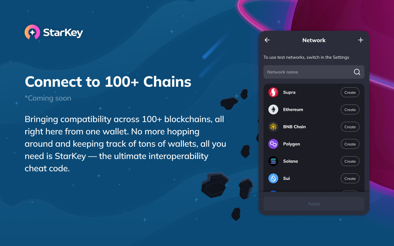 StarKey Wallet - The official wallet for Supra chrome谷歌浏览器插件_扩展第3张截图