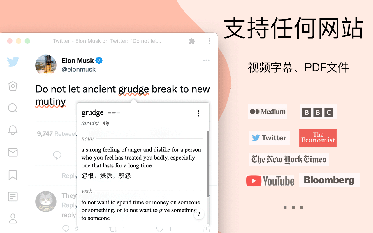 Burning Vocabulary - 英文阅读、单词学习伴侣 chrome谷歌浏览器插件_扩展第3张截图