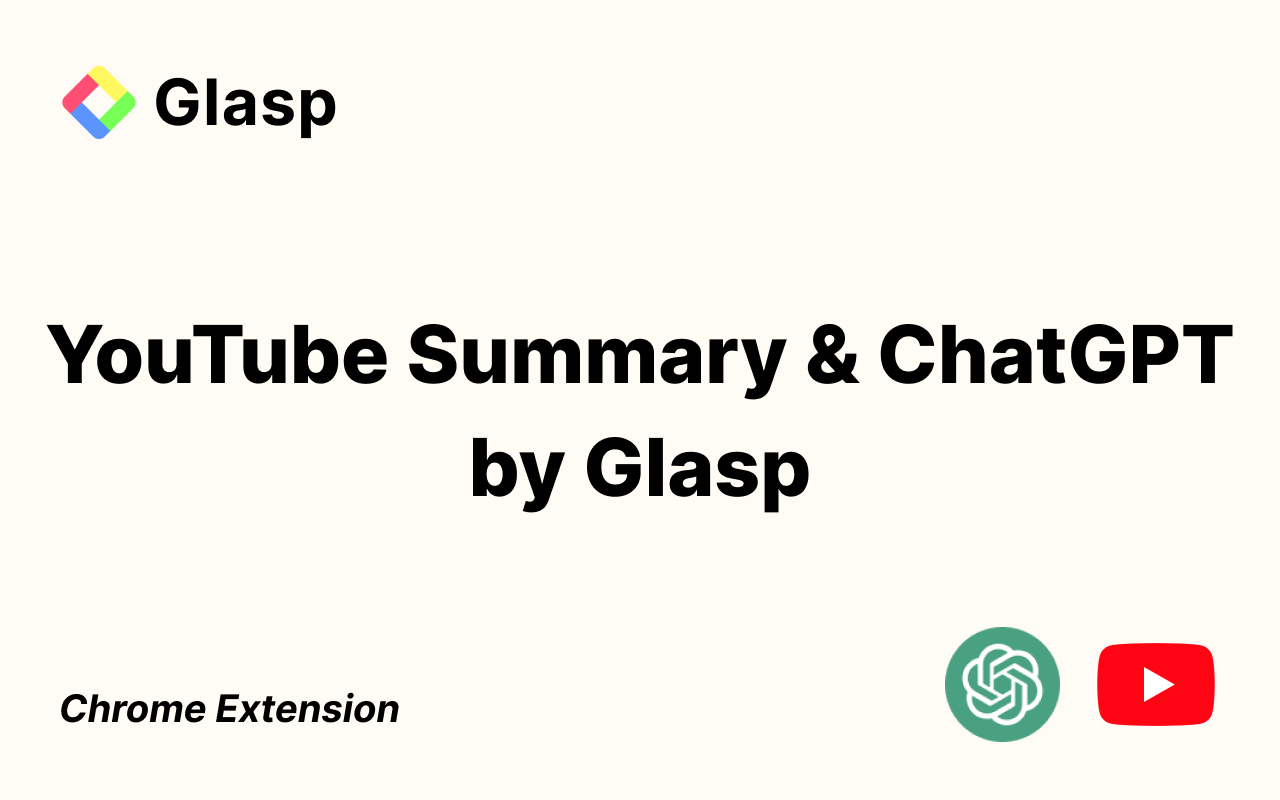 YouTube Summary & ChatGPT by Glasp chrome谷歌浏览器插件_扩展第4张截图