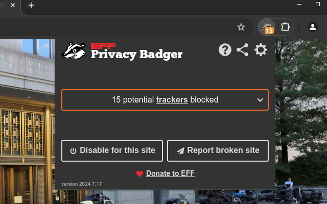 隐私獾 chrome谷歌浏览器插件_扩展第2张截图