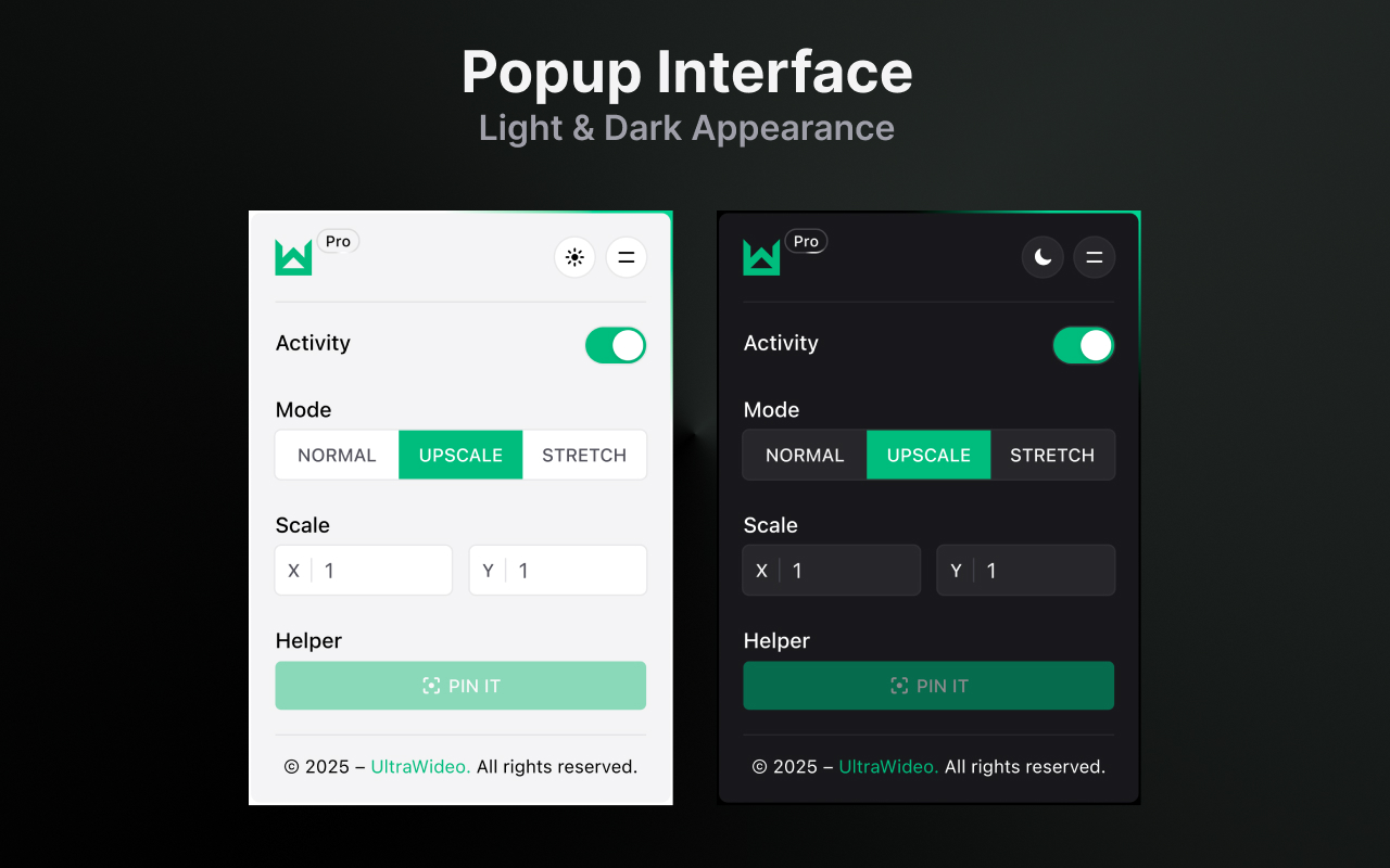 UltraWideo chrome谷歌浏览器插件_扩展第2张截图