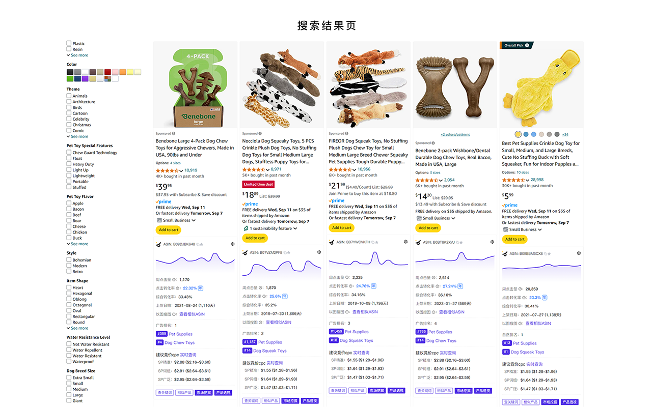 极目数据-亚马逊选品运营工具 chrome谷歌浏览器插件_扩展第3张截图