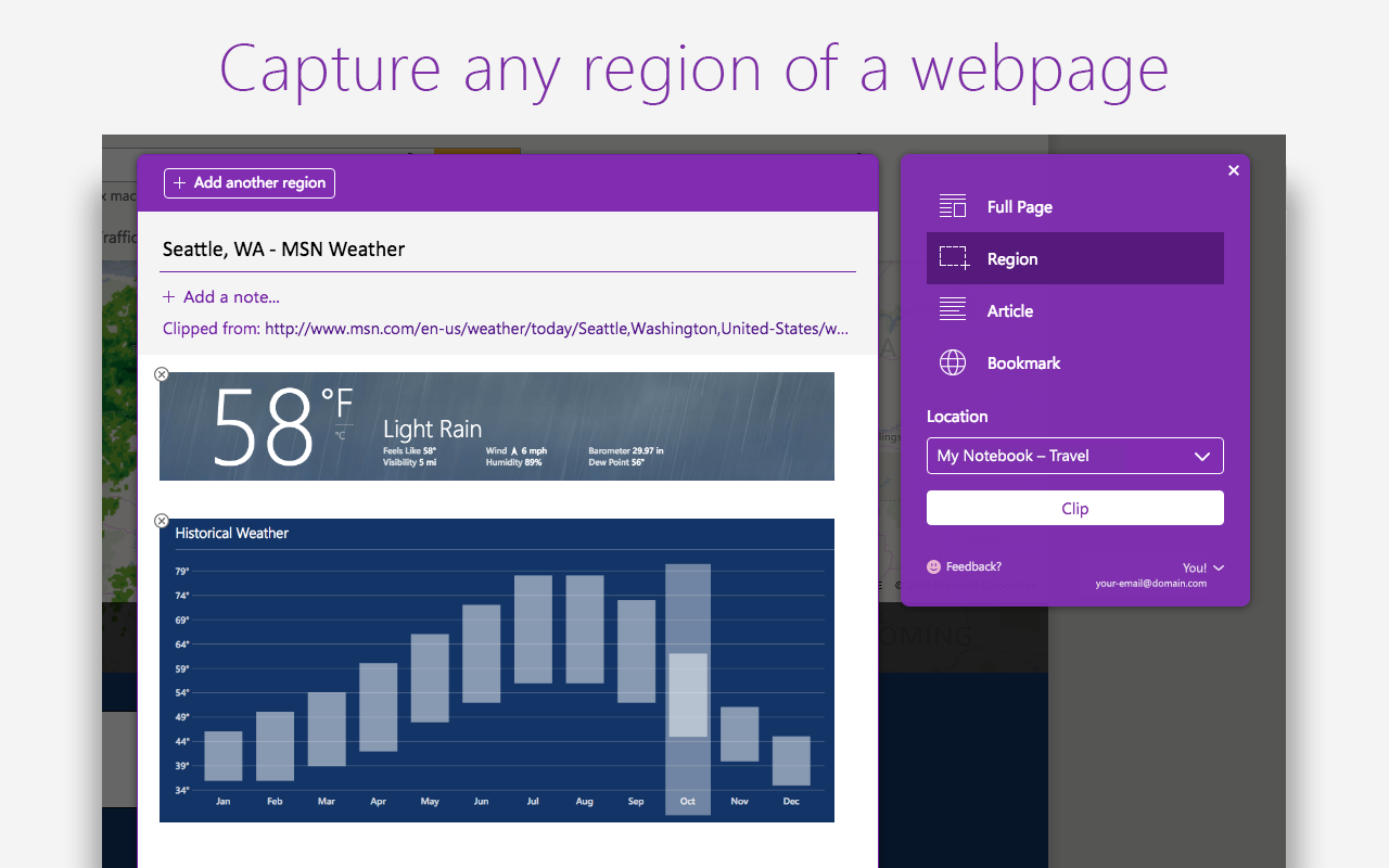 OneNote Web Clipper chrome谷歌浏览器插件_扩展第3张截图
