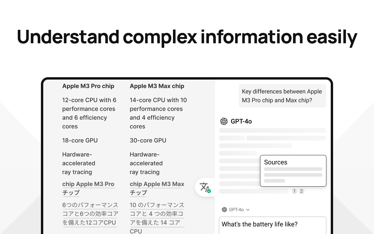 MaxAI：在浏览时随时向AI提问（GPT、Gemini、Claude、Grok等） chrome谷歌浏览器插件_扩展第3张截图