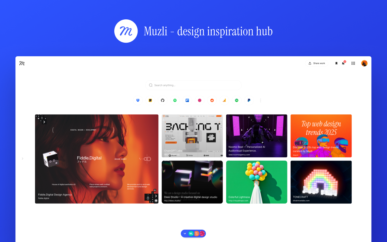 Muzli - Design inspiration hub chrome谷歌浏览器插件_扩展第1张截图