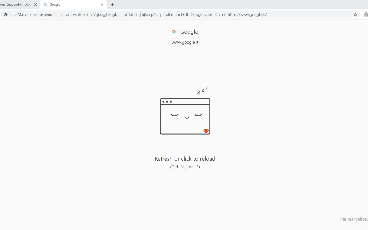 The Marvellous Suspender chrome谷歌浏览器插件_扩展第2张截图
