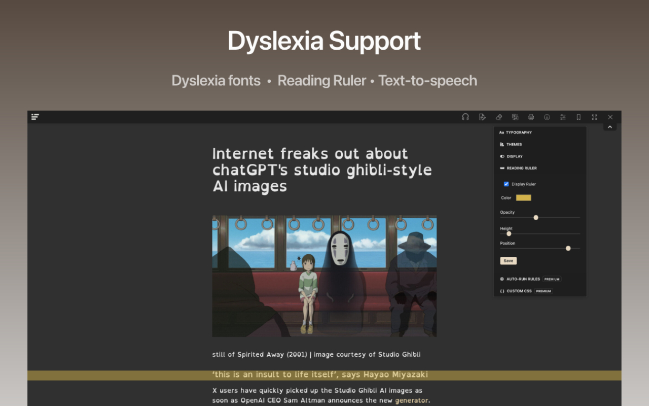 Reader Mode chrome谷歌浏览器插件_扩展第5张截图