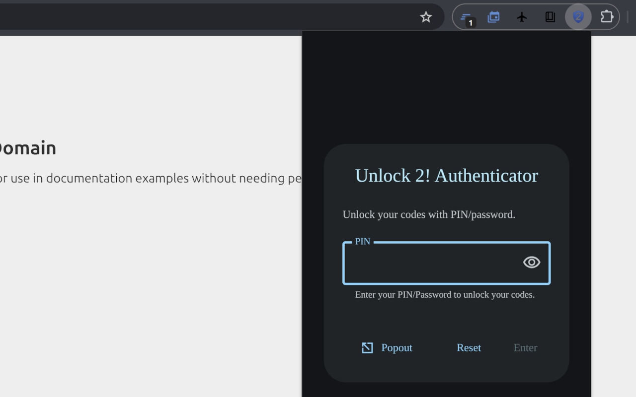 2! Authenticator chrome谷歌浏览器插件_扩展第5张截图