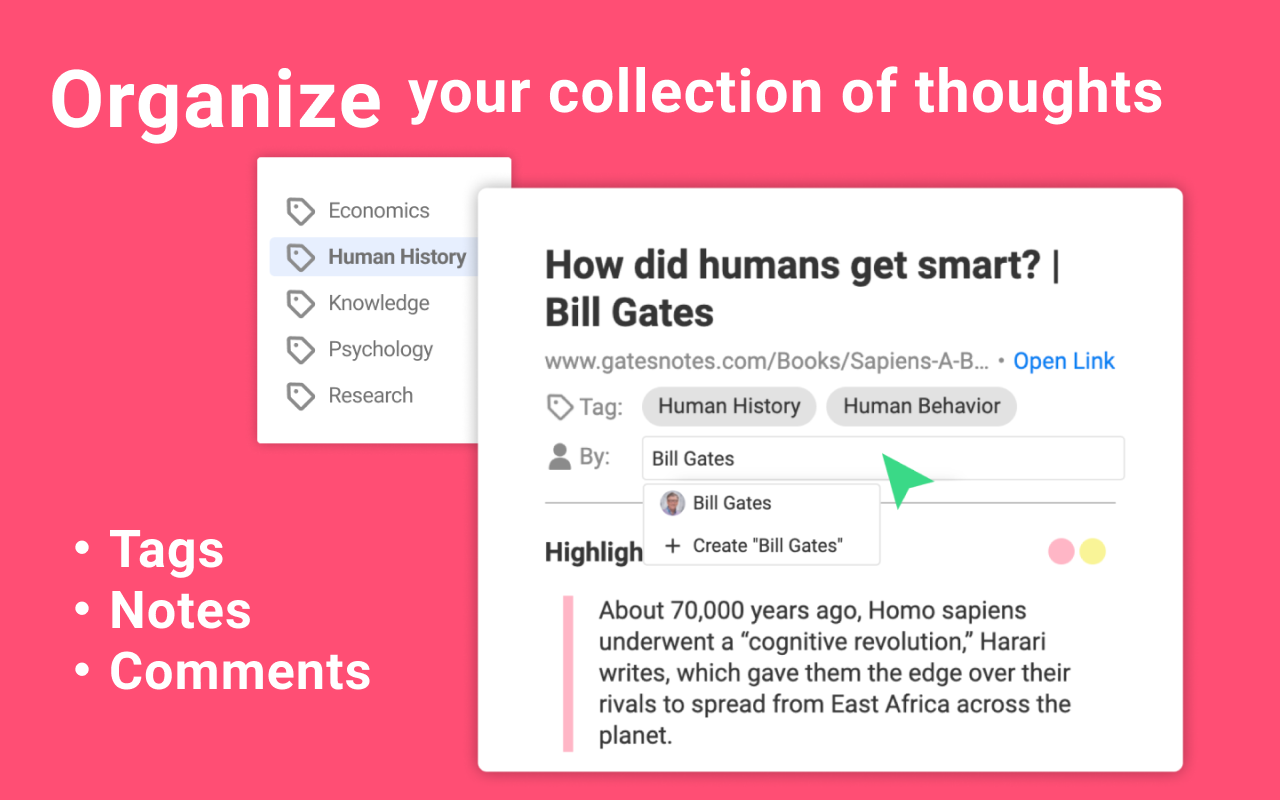 Glasp Web Highlighter: PDF & Web Highlight chrome谷歌浏览器插件_扩展第4张截图