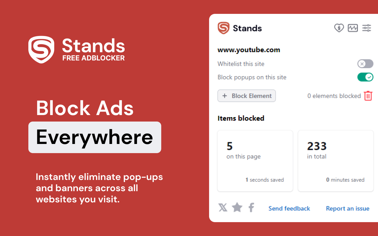 Ad Blocker: Stands AdBlocker chrome谷歌浏览器插件_扩展第4张截图