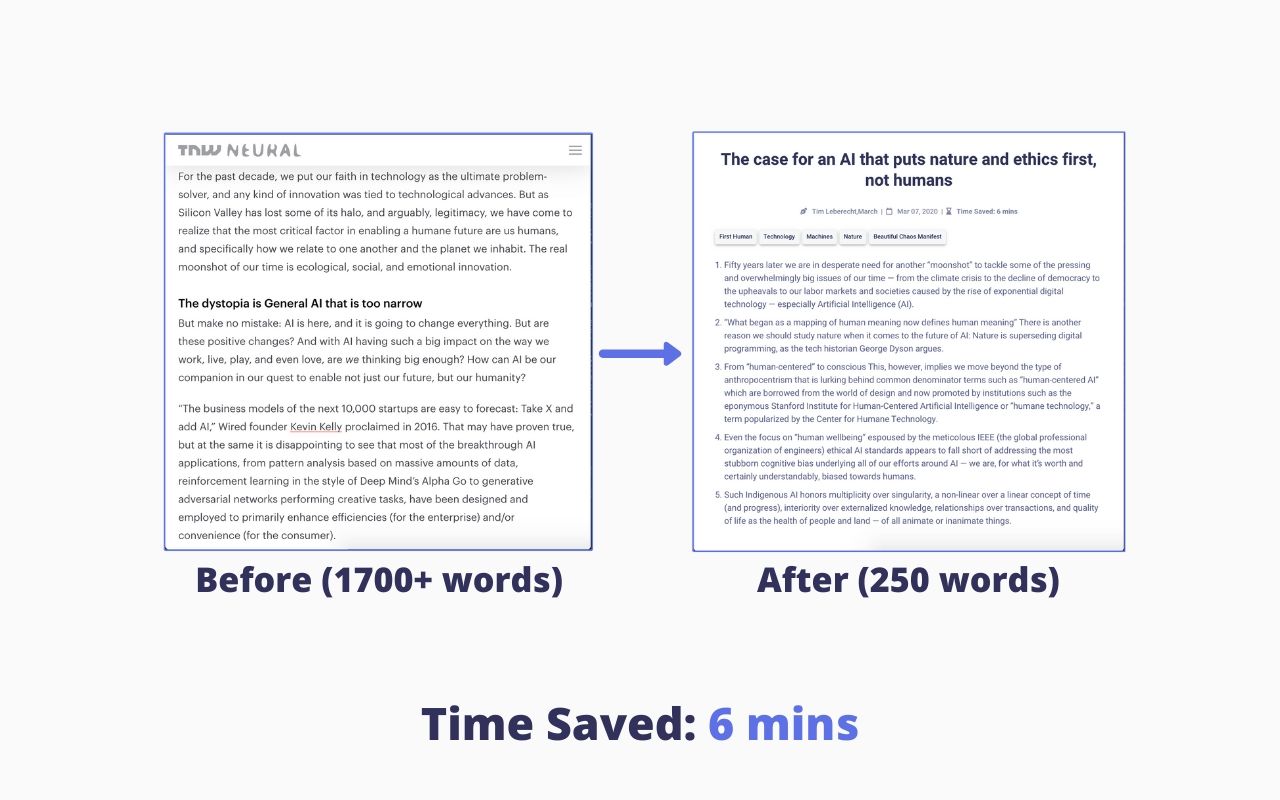 TLDR This - Free automatic text summary tool chrome谷歌浏览器插件_扩展第2张截图