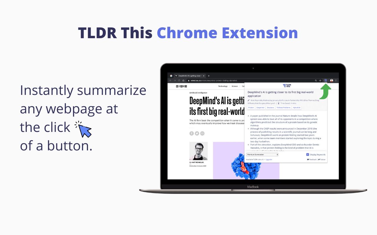 TLDR This - Free automatic text summary tool chrome谷歌浏览器插件_扩展第5张截图