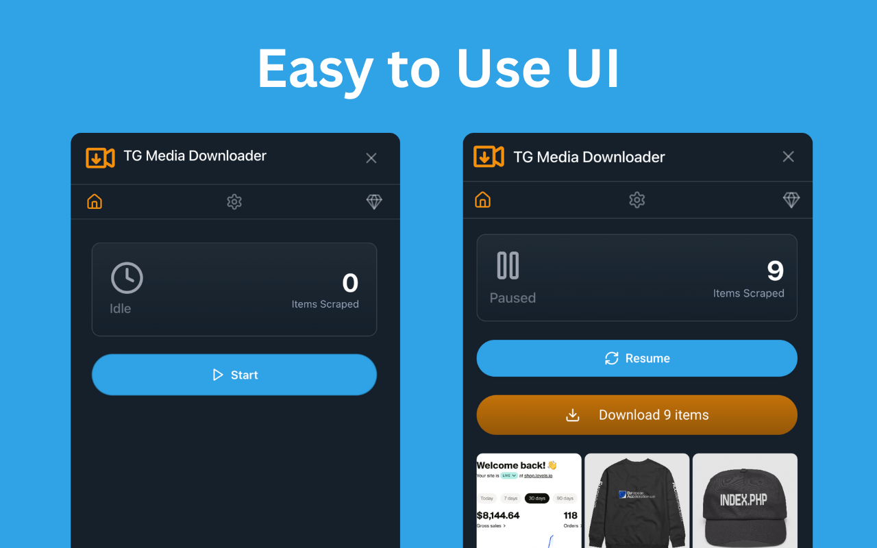 TG Media Downloader - Telegram 下载器 chrome谷歌浏览器插件_扩展第4张截图