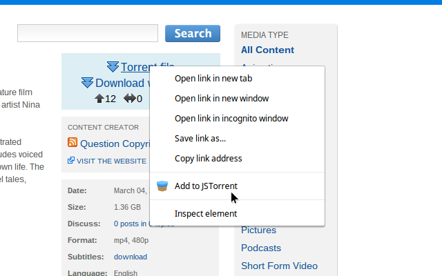 JSTorrent Helper extension chrome谷歌浏览器插件_扩展第1张截图