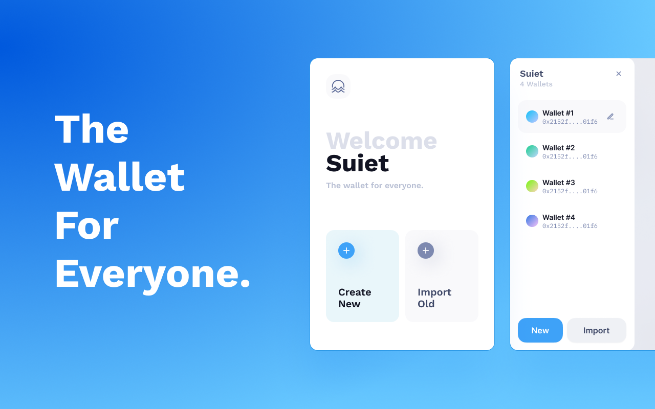 Suiet | Sui Wallet chrome谷歌浏览器插件_扩展第1张截图