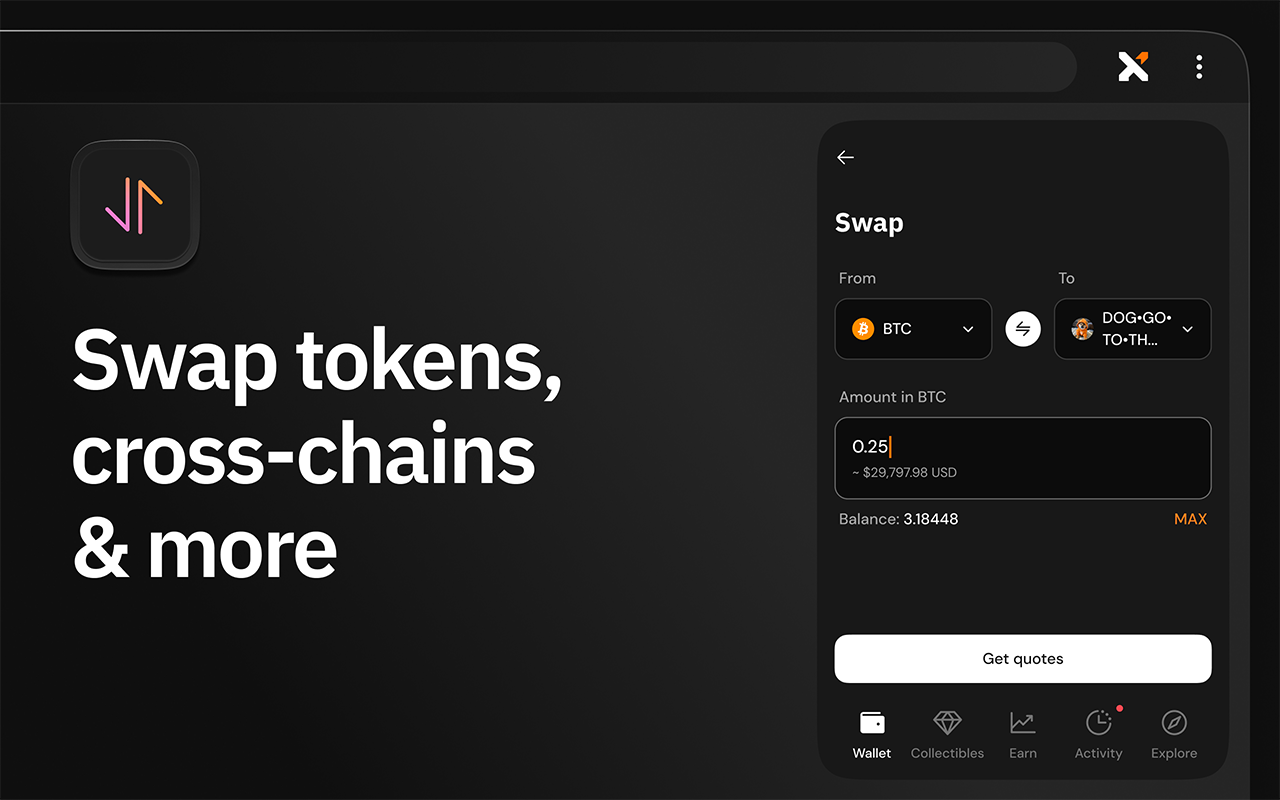 Xverse: Bitcoin Crypto Wallet chrome谷歌浏览器插件_扩展第4张截图
