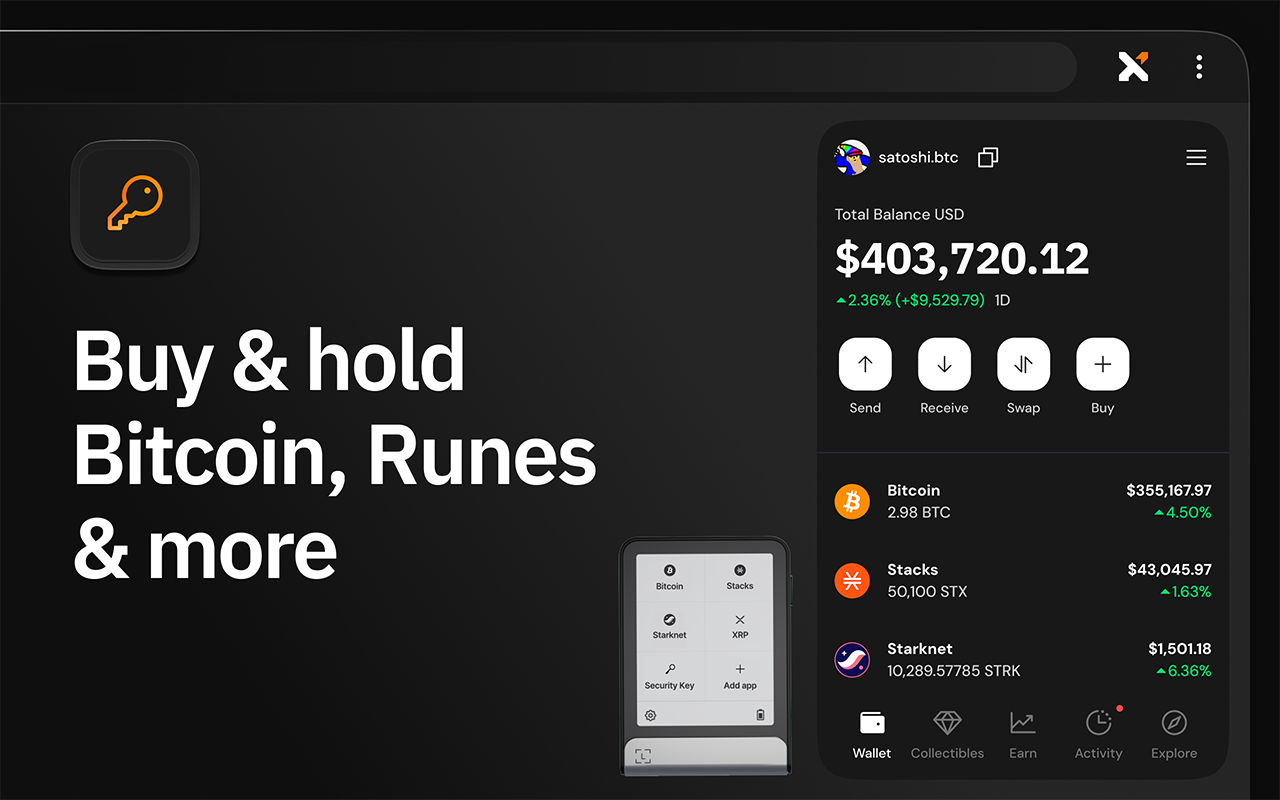 Xverse: Bitcoin Crypto Wallet chrome谷歌浏览器插件_扩展第5张截图