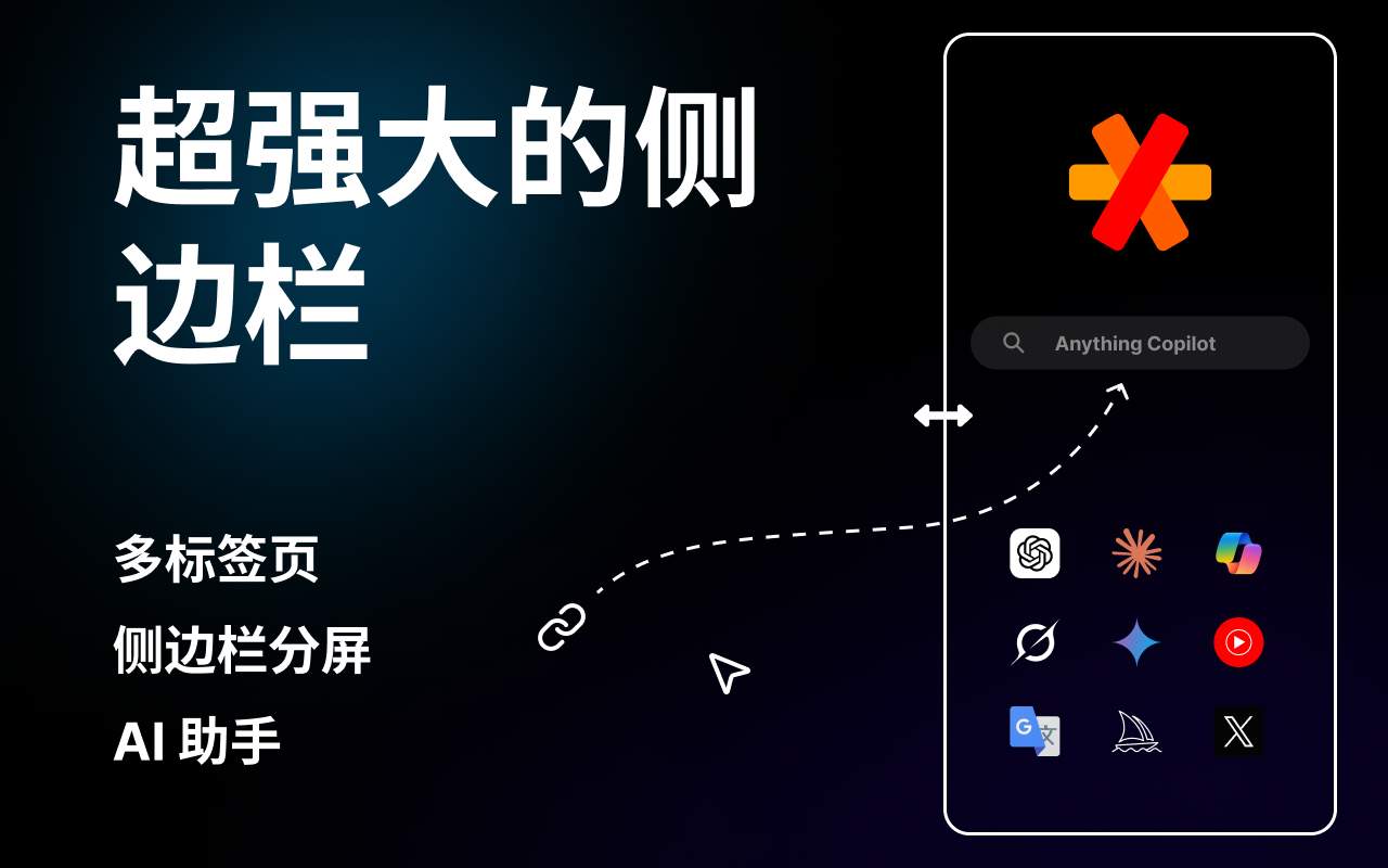 Anything Copilot: 侧边栏，小窗助手，画中画，分屏 chrome谷歌浏览器插件_扩展第2张截图