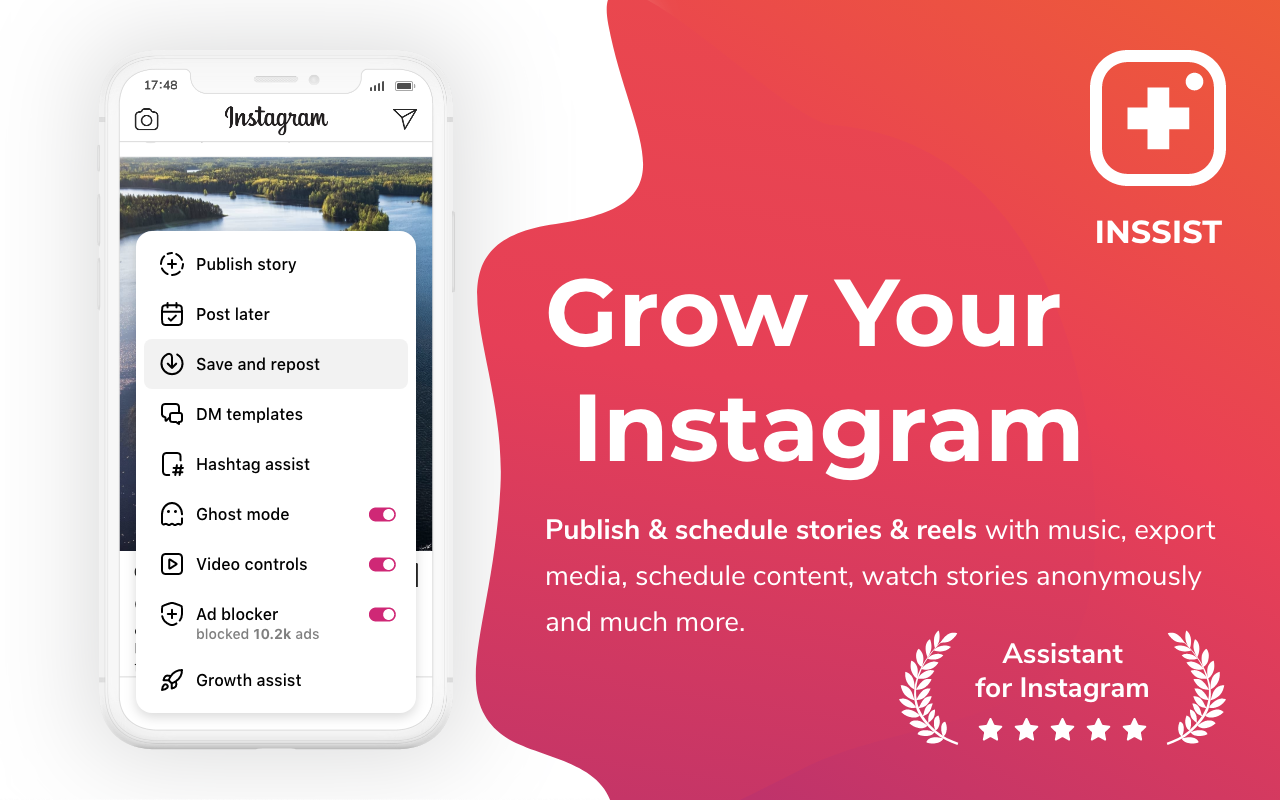 INSSIST | Instagram 网页客户端 chrome谷歌浏览器插件_扩展第4张截图