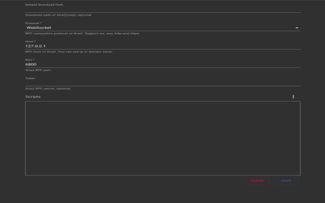 Aria2 Integration Extension chrome谷歌浏览器插件_扩展第4张截图