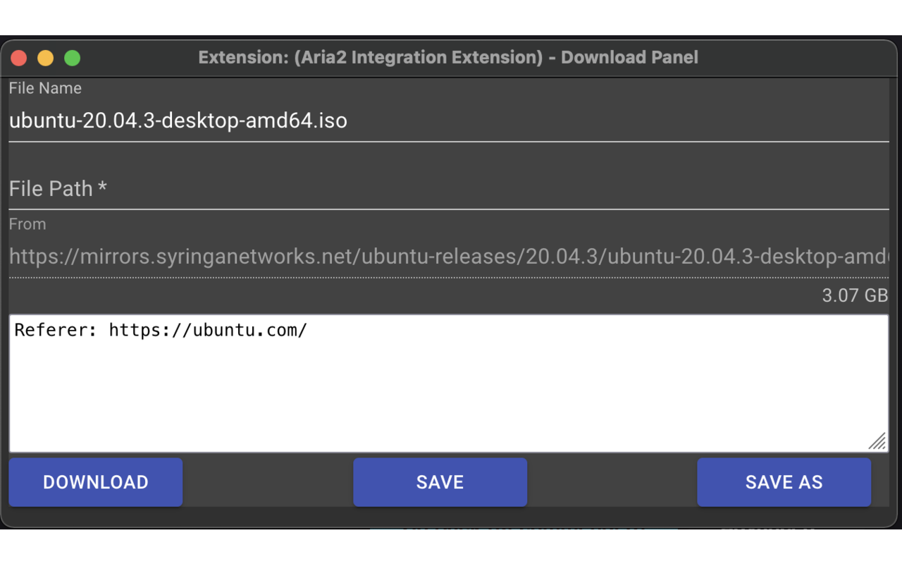 Aria2 Integration Extension chrome谷歌浏览器插件_扩展第5张截图