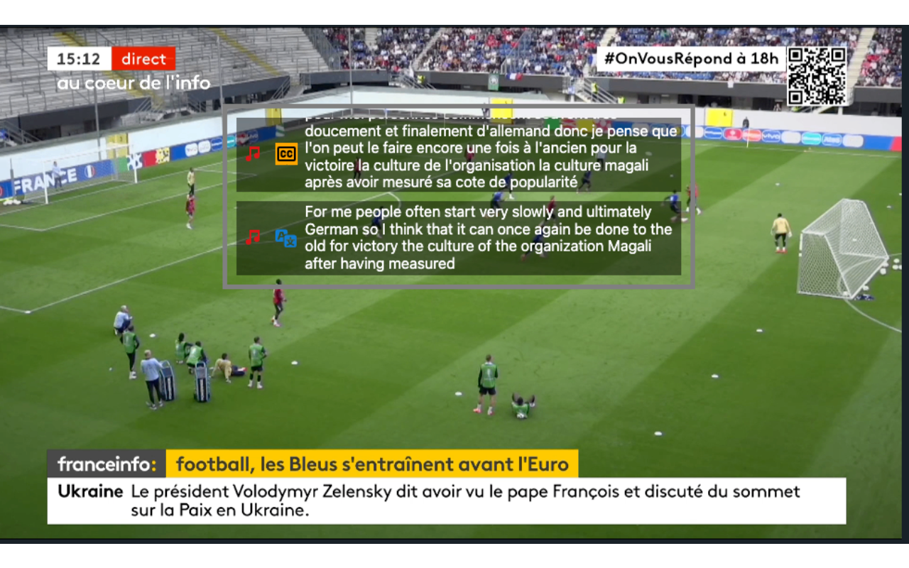 Live caption with translation (ChatGPT) chrome谷歌浏览器插件_扩展第1张截图