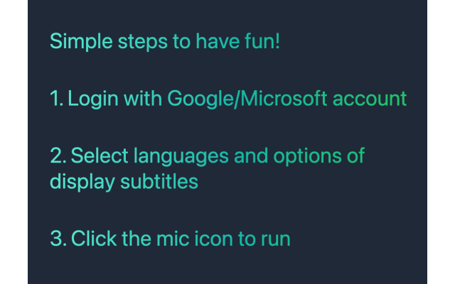 Live caption with translation (ChatGPT) chrome谷歌浏览器插件_扩展第3张截图