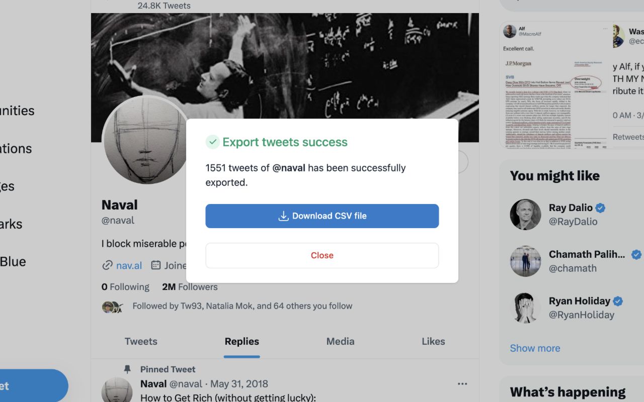 TwExportly：从任意推特账号导出推文 chrome谷歌浏览器插件_扩展第3张截图