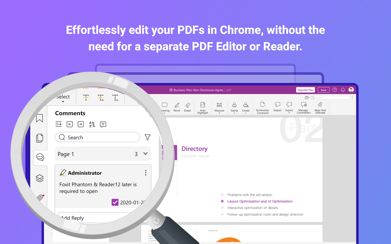 Foxit PDF Editor Cloud: Edit and Convert chrome谷歌浏览器插件_扩展第3张截图
