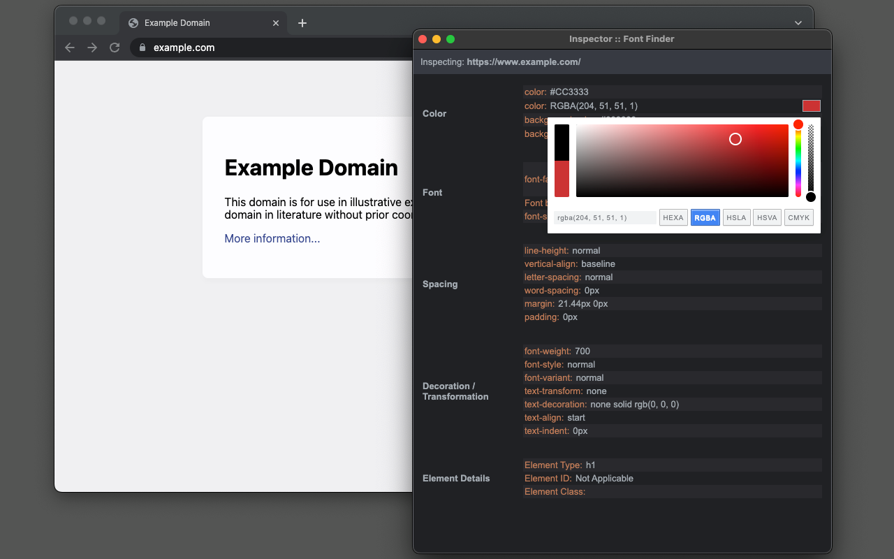 Font Finder chrome谷歌浏览器插件_扩展第4张截图