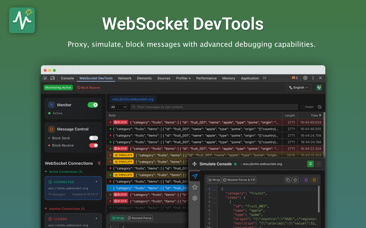 WebSocket DevTools chrome谷歌浏览器插件_扩展第3张截图