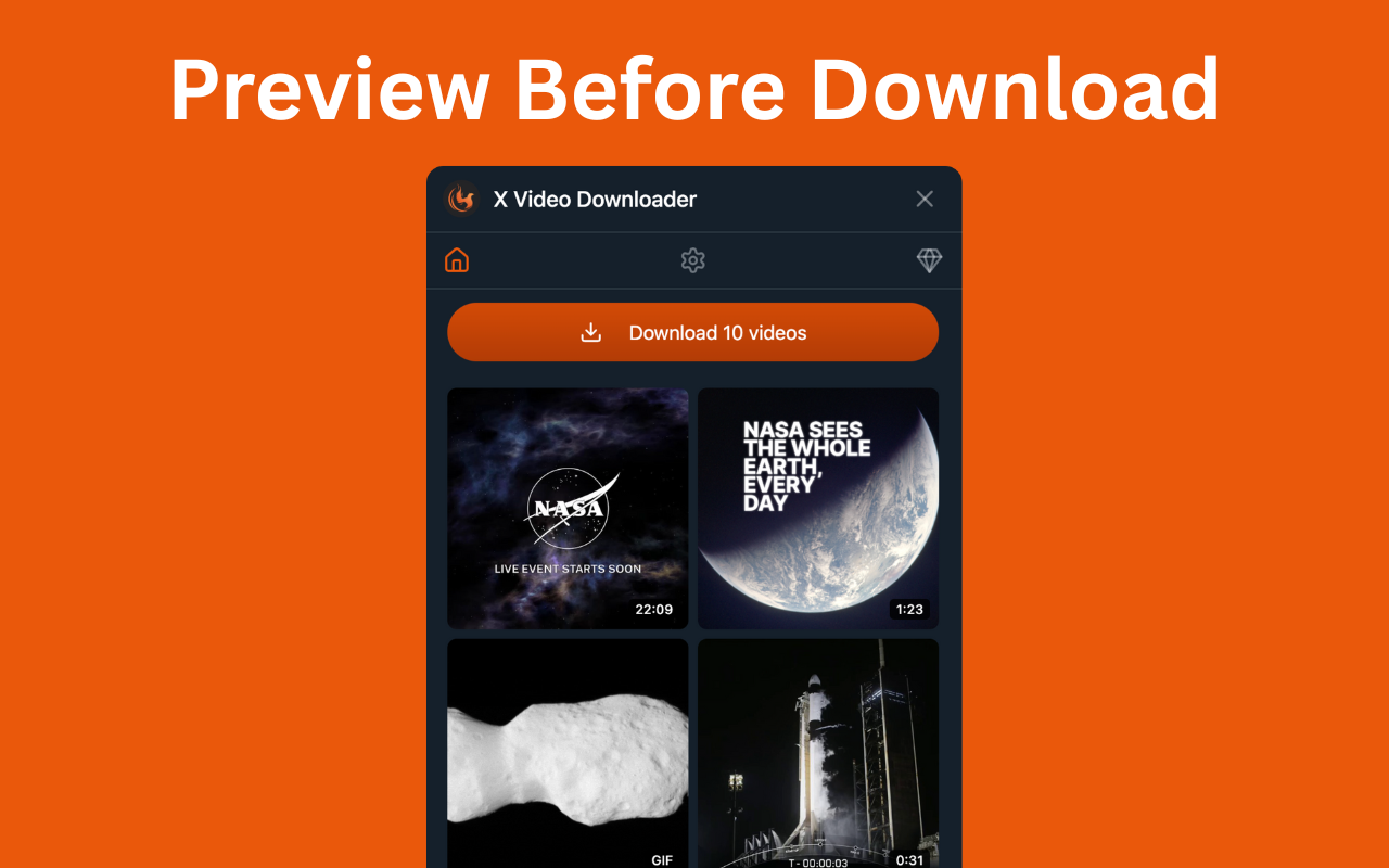 X Video Downloader - Twitter Video Downloader chrome谷歌浏览器插件_扩展第5张截图