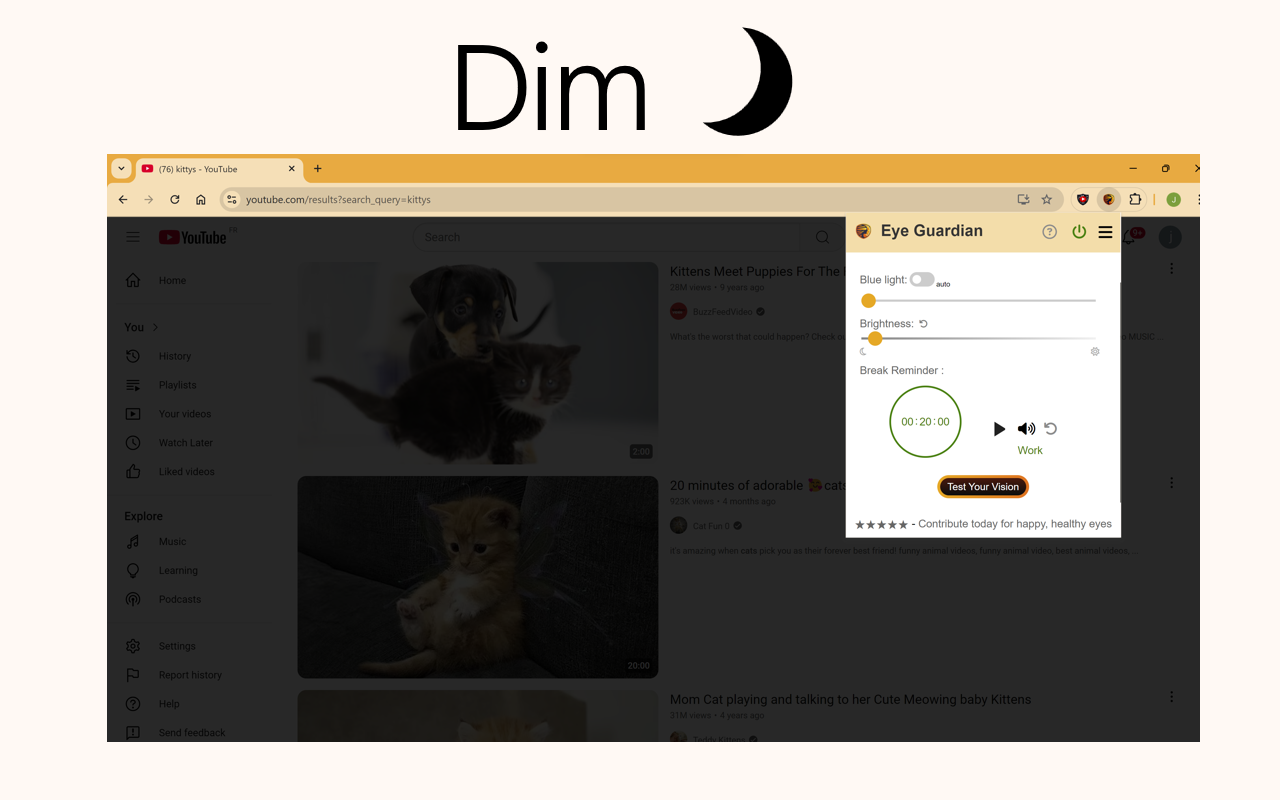 Screen Dimmer chrome谷歌浏览器插件_扩展第5张截图
