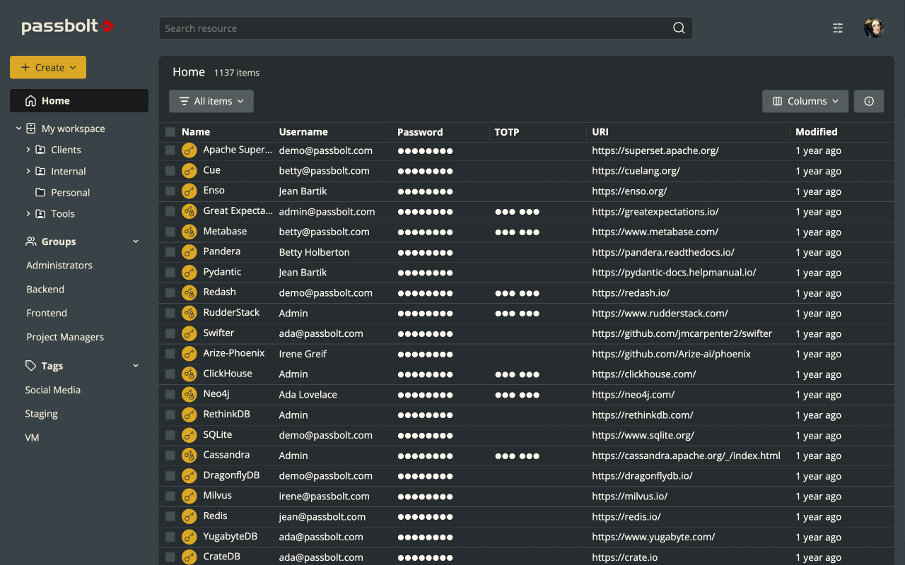 Passbolt - Open source password manager chrome谷歌浏览器插件_扩展第5张截图