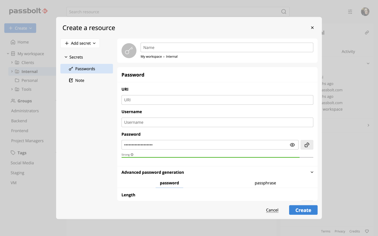 Passbolt - Open source password manager chrome谷歌浏览器插件_扩展第6张截图