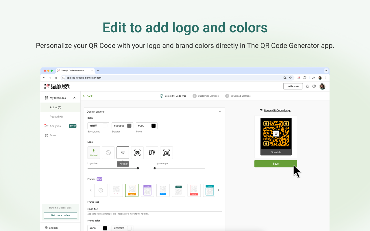 The QR Code Generator chrome谷歌浏览器插件_扩展第2张截图