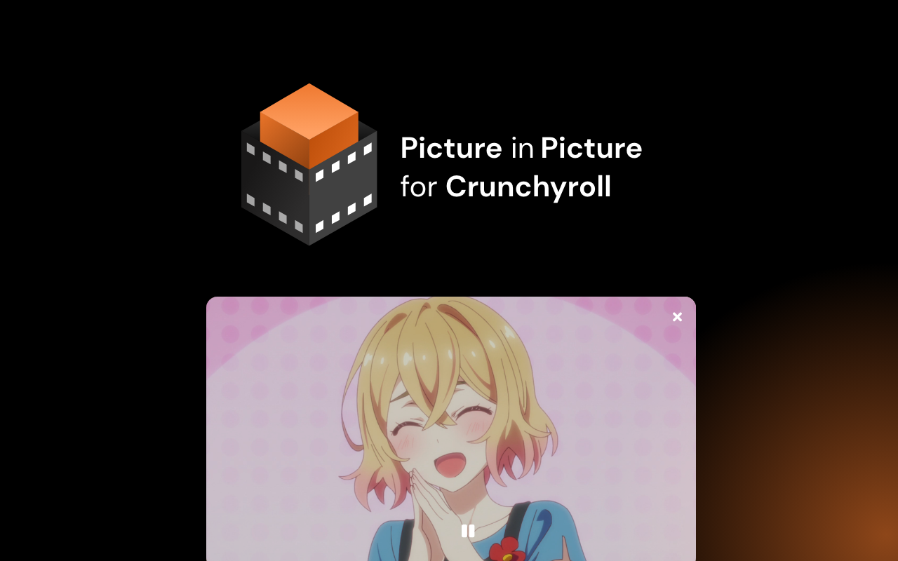 Crunchyroll：画中画 [QVI] chrome谷歌浏览器插件_扩展第2张截图