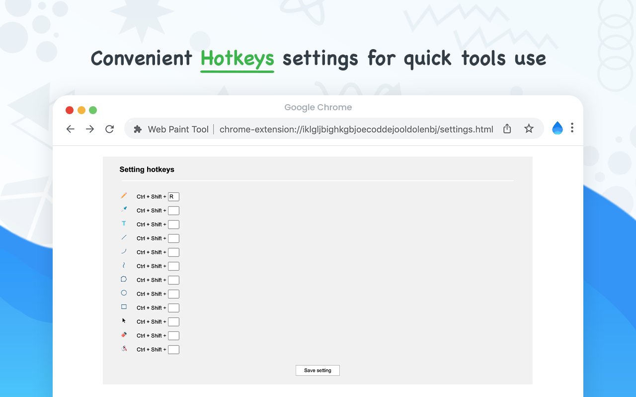 Web Paint Tool - 線上繪圖 chrome谷歌浏览器插件_扩展第4张截图
