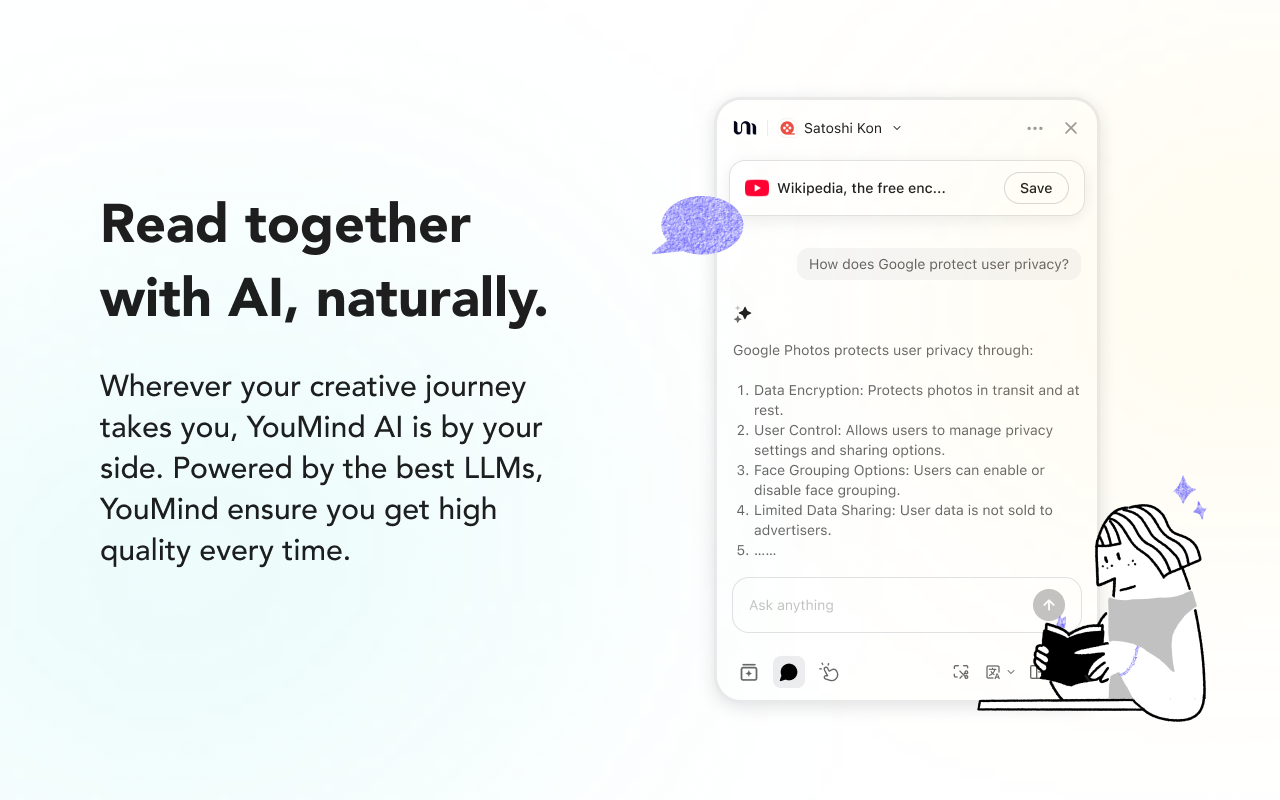 YouMind: AI Web Clipper, Youtube Notes & Annotate | Claude Gemini Assistant chrome谷歌浏览器插件_扩展第2张截图