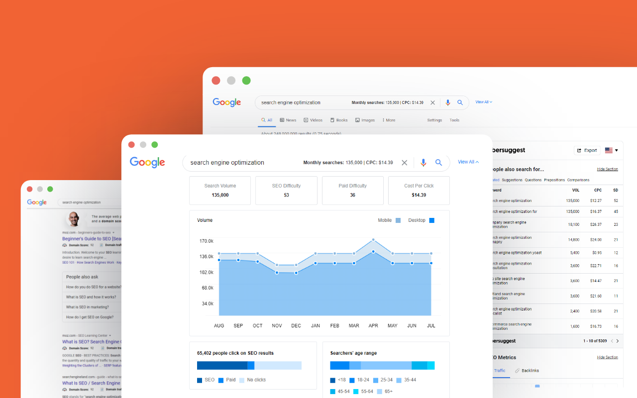Ubersuggest-SEO与关键词神器 chrome谷歌浏览器插件_扩展第4张截图