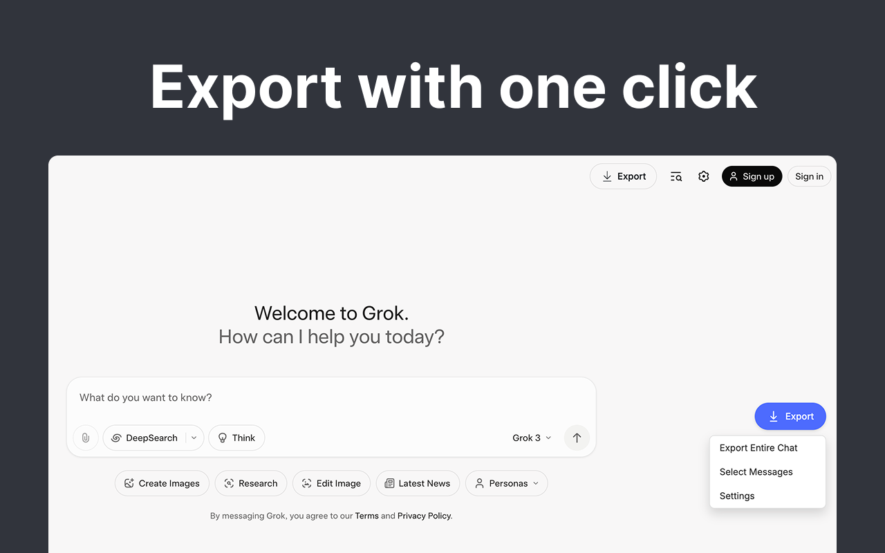 将Grok转换为PDF。| Grok to PDF chrome谷歌浏览器插件_扩展第1张截图