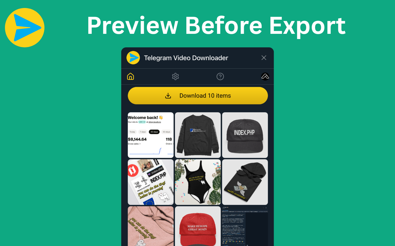 Telegram Video Downloader - TG Downloader chrome谷歌浏览器插件_扩展第2张截图