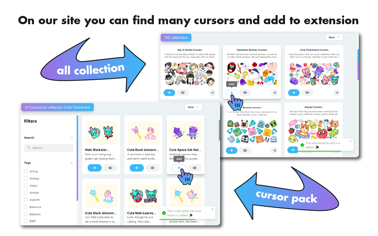 Cursor Helper - 自定义光标 chrome谷歌浏览器插件_扩展第1张截图