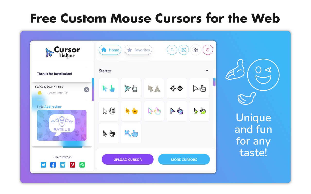 Cursor Helper - 自定义光标 chrome谷歌浏览器插件_扩展第2张截图